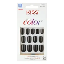 Unhas Postiças Kiss New York Salon Color Curta - Chic Foto mini 1