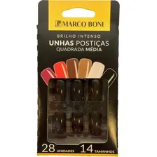 Unhas Postiças Quadradas Médias Manicure - Marco Boni Foto mini 1