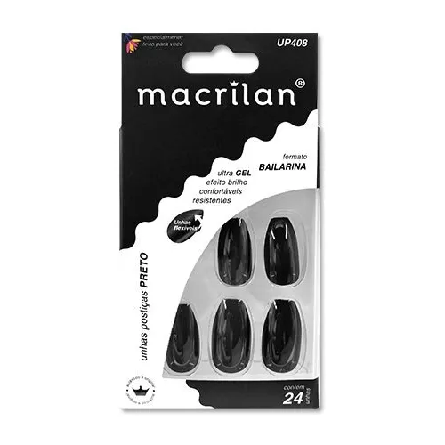 Unhas Postiças Up408 Bailarina - Macrilan Foto 1