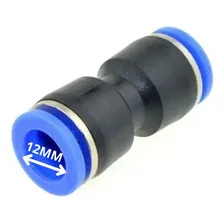 União Emenda Reta Pu 12mm Pneumática Engate Rápido 10 Peças Foto mini  3
