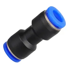União Emenda Reta Pu 8mm Pneumática Engate Rápido 10 Peças Foto  mini 1