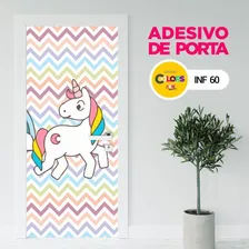 Unic贸rnio Baby Adesivo Decorativo De Porta Foto mini 2