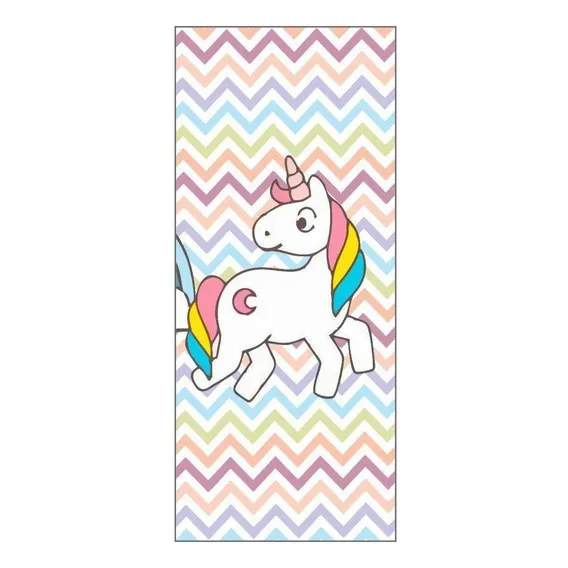 Unic贸rnio Baby Adesivo Decorativo De Porta Foto 1