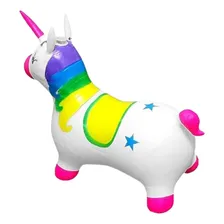 Unicornio Brinquedo Pula Pula Inflavel Musica Cor:branco Foto mini 2