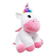 Unicornio Pelucia / Unic贸rnio Fofinho Branco Sentado Grande Foto mini 2