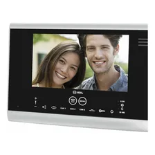 Unidade Interna Vídeo Porteiro Eletrônico Sense Seven Hdl Cor Preto 127/220v Foto mini 1