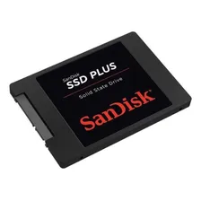 Unidade sólida interna Preto Sandisk Ssd Plus SDSSDA-120g-G27 120gb Foto mini  2