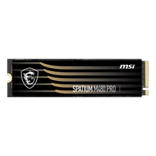 Unidade sólida interna SSD Msi Spatium M480 Pro Nvme - 1 TB Foto  mini 1
