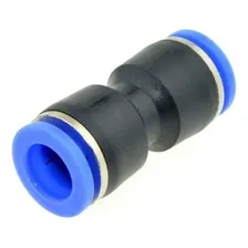 União Emenda Reta Pu 6mm Pneumática Engate Rápido 3 Peças Foto mini 4