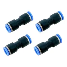 União Emenda Reta Pu 8mm Pneumática Engate Rápido 10 Peças Foto mini 2
