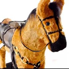 Upa Cavalinho Upa Upa Pula Cavalinho Cavalinho Do Gugu Flex Cor Dourado Forma Medio Luxo Flex Foto mini 1