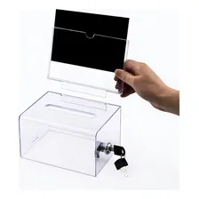 Urna Em AcrÃlico Cristal Com Display Foto mini 3