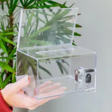 Urna Em AcrÃlico Cristal Com Display Foto mini 2