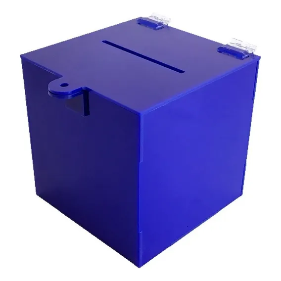 Urnas Acrilico Azul Para Sorteio Foto 1