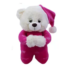 Ursinha PelĂșcia Que Reza Pijama Pink 30cm Foto mini 1