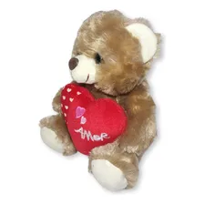 Ursinho De Pelucia Pequeno Com Coração Ideal Para Cestas Foto mini  3
