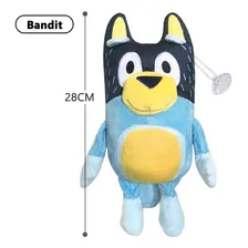 Urso De Pelúcia Bluey Bingo Chilli E Bandit 28cm Família Foto mini  3