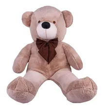 Urso Gigante PelĂșcia Grande Macio - Teddy Bear 1,10 Metros Cor Urso AvelĂŁ Foto mini 1