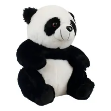 Urso Panda Sentado 20cm - PelĂșcia - Pandinha Foto mini 4
