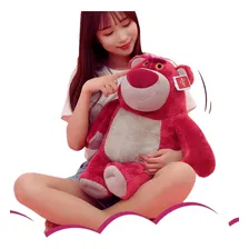 Urso Pelucia Lotso Toy Story Com Cheiro De Morango Gigante Cor Rosa Foto mini 4