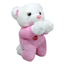 Urso PelĂșcia Reza Pai Nosso Rosa 22 Cm Altura Foto mini 1