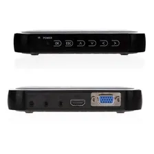 Usb Full Hd 1080p Hdd Media Player Hdmi Mkv Vga H.264 Sd Foto mini  2