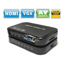 Usb Full Hd 1080p Hdd Media Player Hdmi Mkv Vga H.264 Sd Foto mini  3