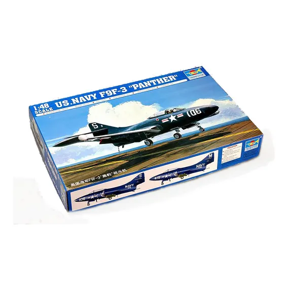 F9f-3 Panther 1/48 Kit De Montar Trumpeter 02834 Foto 1