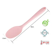UtensÃlio Weck Colher Silicone 28cm Phantom pink Foto mini 3