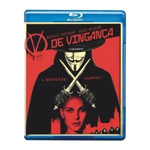 V De Vingança Blu Ray Lacrado Foto 1