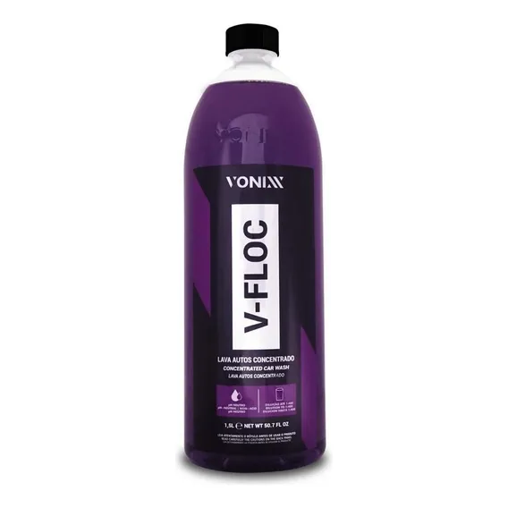 V-floc Shampoo Lava Autos Super Concentrado 1,5l Vonixx Foto 1