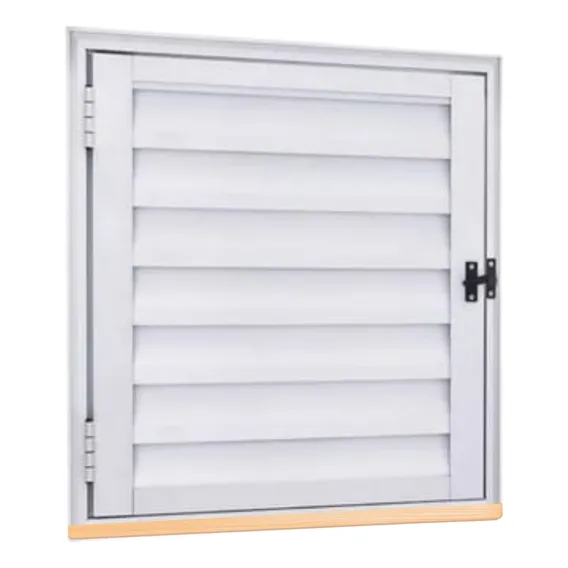 Va! abrigo porta alumínio branco 100x100 linha 25 portinhola Foto 1