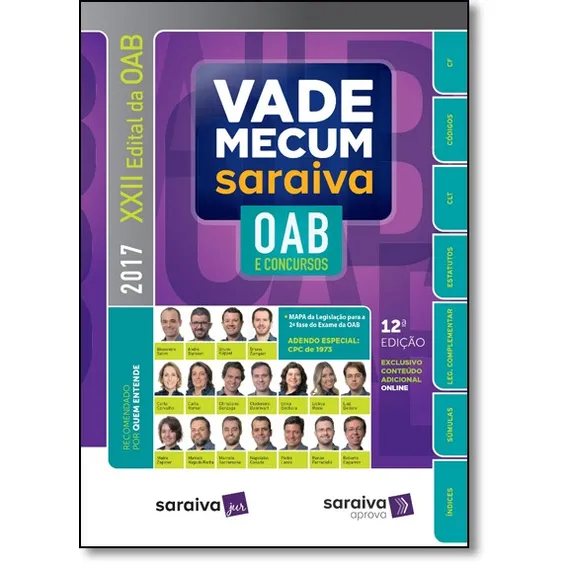 Vade Mecum Saraiva: Oab E Concursos - 2017 Foto 1