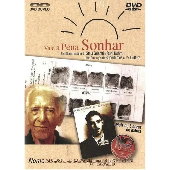 Vale A Pena Sonhar - ( Apolônio De Carvalho ) Dvd Duplo Foto 1