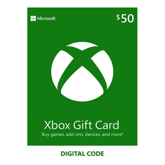 Vale-presente Xbox Vale-presente digital por $50 Foto 1