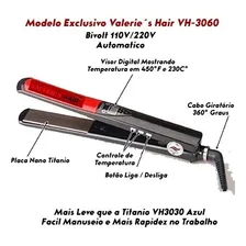 Valeries Hair Prancha Vh3060 Titanium Ceramic Foto mini 4