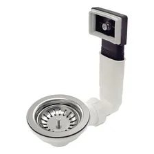 Válvula 4 1/2 Cubas Com Escape Aço Inox Tramontina 94510/033 Foto  mini 1