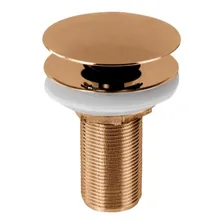 Válvula Click Banheiro Lavatório 7/8 Maior E312rg Rosa Gold Foto  mini 1
