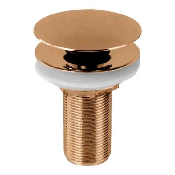 Válvula Click Banheiro Lavatório 7/8 Maior E312rg Rosa Gold Foto 1