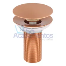Válvula Click Pia Cuba Banheiro Lavatorio Rose Gold 7/8 Foto mini 3