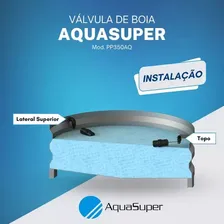 Válvula De Boia Alta Vazão 1'' Bsp Bebedouros E Caixa D'agua Acabamento Fosco Cor Preto Foto mini 4