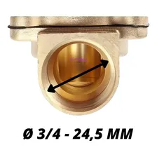Válvula de irrigação  eletrônica   solenoide  Toral Comércio  2W200-3/4-NF-220V Foto  mini 1