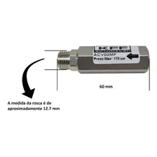 Válvula De Retenção Pneumática M/f 1/4 Npt P/ Ar Comprimido Foto mini 4