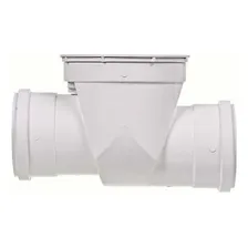 Válvula De Retenção Horizontal Pvc Esgoto Dn 100mm Plastubos Foto mini 1