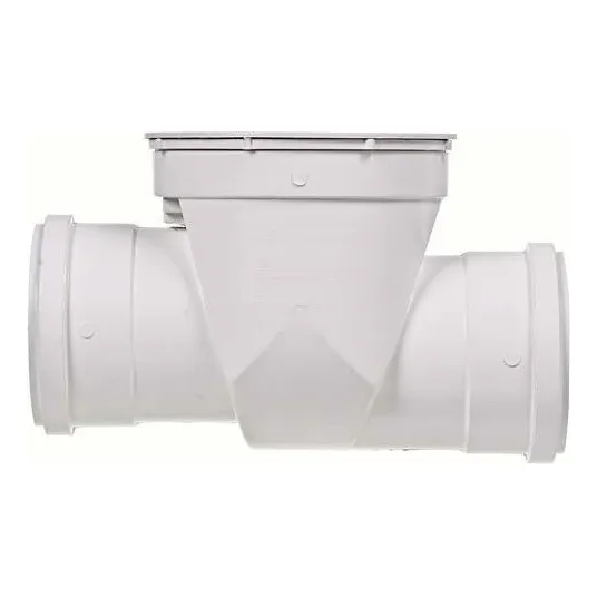 Válvula De Retenção Horizontal Pvc Esgoto Dn 100mm Plastubos Foto 1