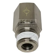 Válvula De Retenção Pneumática M/f 3/8 Npt P/ Suspensão A Ar Foto mini 3