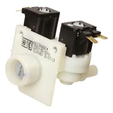 Válvula Dupla de Entrada de Água 220V Lavadora Brastemp Consul W10201539 W113648 Foto  mini 1