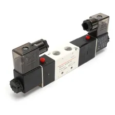 Válvula Duplo Solenoide 5/2 Vias 24vcc Rosca 1/8 Pneumática Foto mini 1