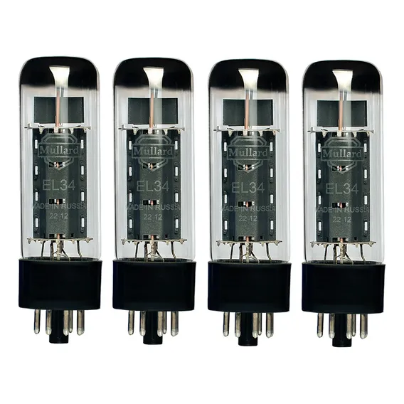 Valvula El34 Mullard Quarteto Casado Made In Russian Foto 1