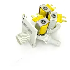 Valvula Entrada Agua Maquina Lavar Brastemp Bwg11ab Bwg11ar 127v 11kg 3 Vias Foto  mini 1